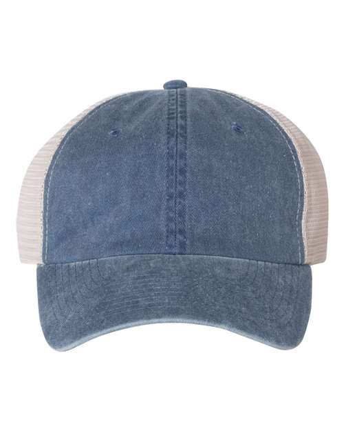 Sportsman Pigment-Dyed Trucker Cap Unisex Accessories Hats & Caps
