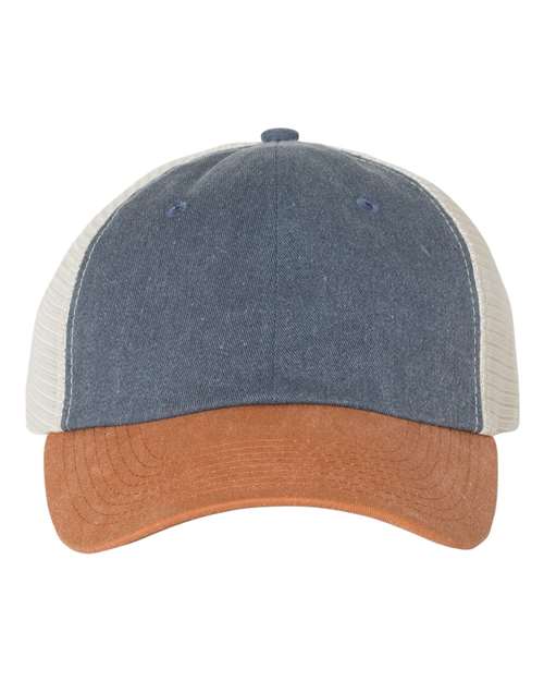 Sportsman Pigment-Dyed Trucker Cap Unisex Accessories Hats & Caps