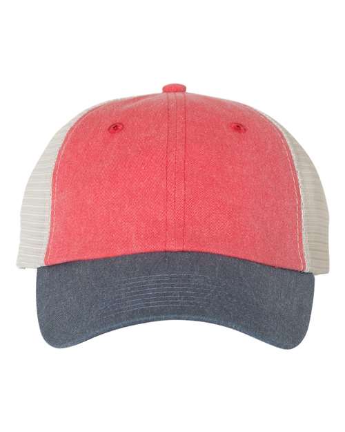Sportsman Pigment-Dyed Trucker Cap Unisex Accessories Hats & Caps