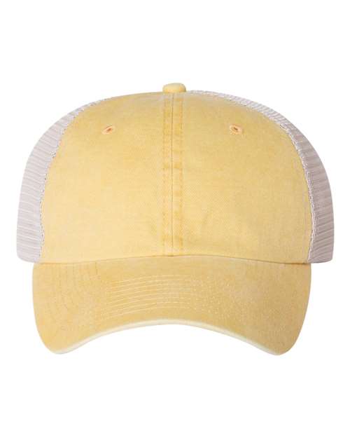 Sportsman Pigment-Dyed Trucker Cap Unisex Accessories Hats & Caps