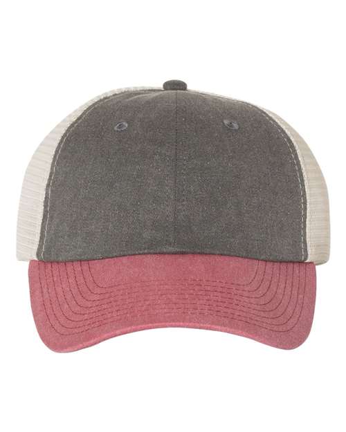 Sportsman Pigment-Dyed Trucker Cap Unisex Accessories Hats & Caps