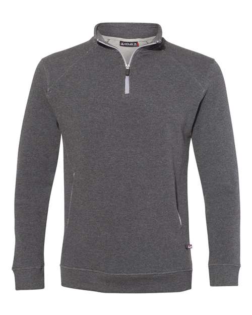 Badger FitFlex French Terry Quarter-Zip Sweatshirt Mens Apparel Sweatshirts & Fleece