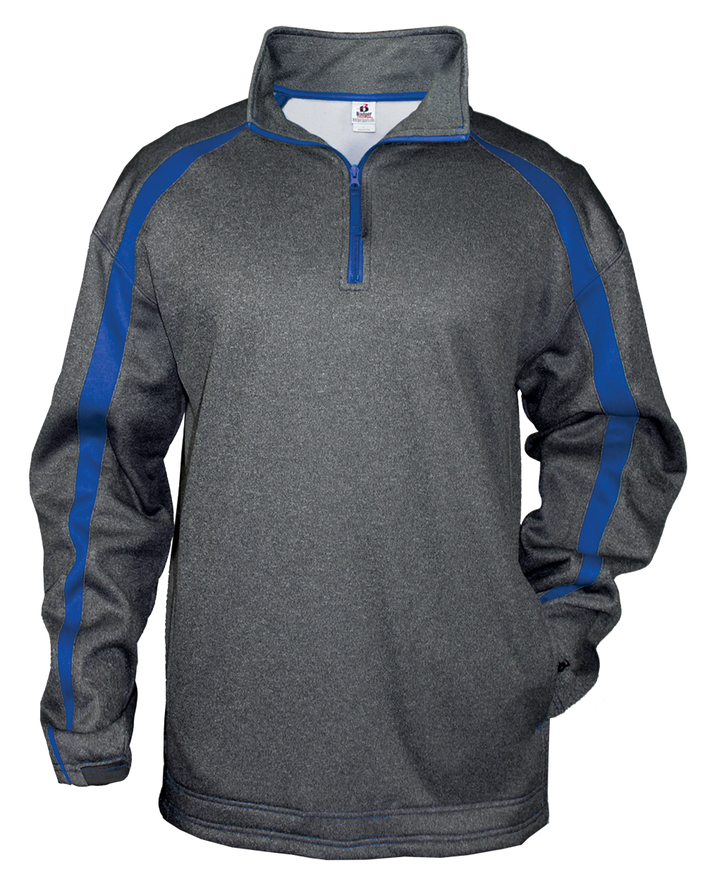 Badger Men's Fusion 1/4 Zip Sweatshirt Mens Apparel Sweatshirts & Fleece