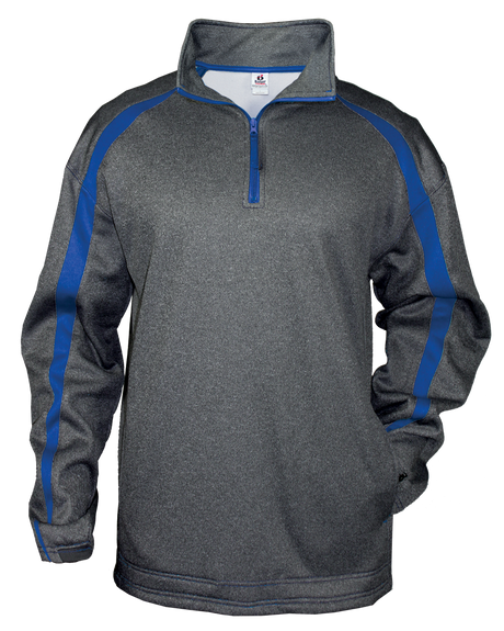 Badger Men's Fusion 1/4 Zip Sweatshirt Mens Apparel Sweatshirts & Fleece