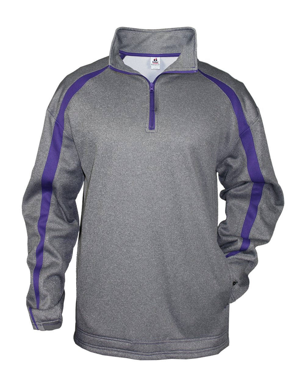 Badger Men's Fusion 1/4 Zip Sweatshirt Mens Apparel Sweatshirts & Fleece