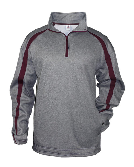 Badger Men's Fusion 1/4 Zip Sweatshirt Mens Apparel Sweatshirts & Fleece
