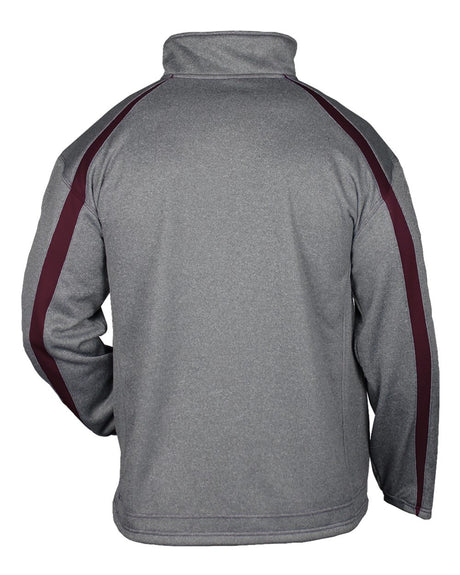Badger Men's Fusion 1/4 Zip Sweatshirt Mens Apparel Sweatshirts & Fleece