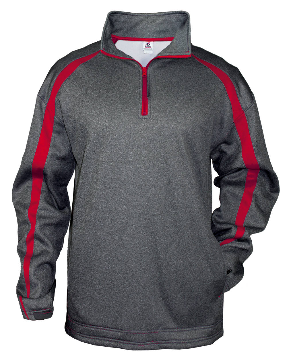 Badger Men's Fusion 1/4 Zip Sweatshirt Mens Apparel Sweatshirts & Fleece