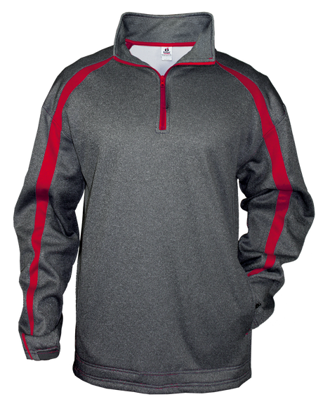 Badger Men's Fusion 1/4 Zip Sweatshirt Mens Apparel Sweatshirts & Fleece
