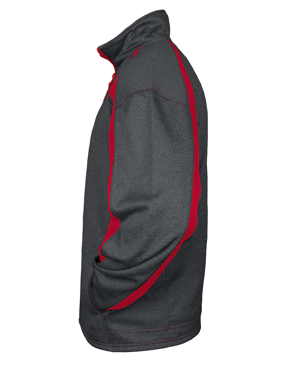 Badger Men's Fusion 1/4 Zip Sweatshirt Mens Apparel Sweatshirts & Fleece