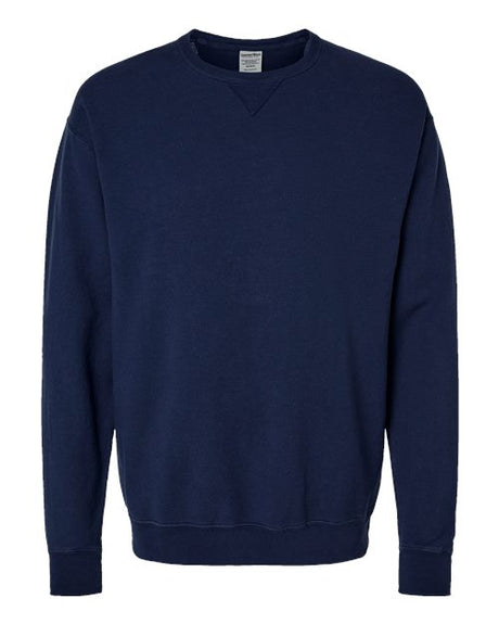 ComfortWash by Hanes Garment-Dyed Crewneck Sweatshirt Womens Apparel Sweatshirts & Fleece