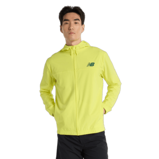 New Balance Men's Athlete Woven Full Zip Jacket Mens Apparel Jackets & Vests