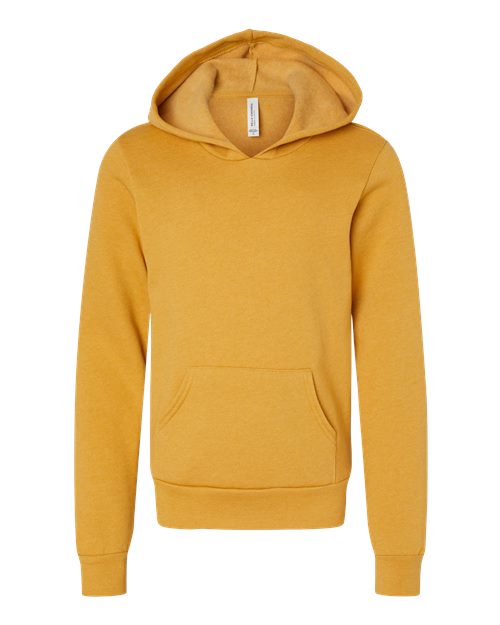 BELLA + CANVAS Youth Sponge Fleece Hoodie Youth Apparel Hoodies & Sweatshirts