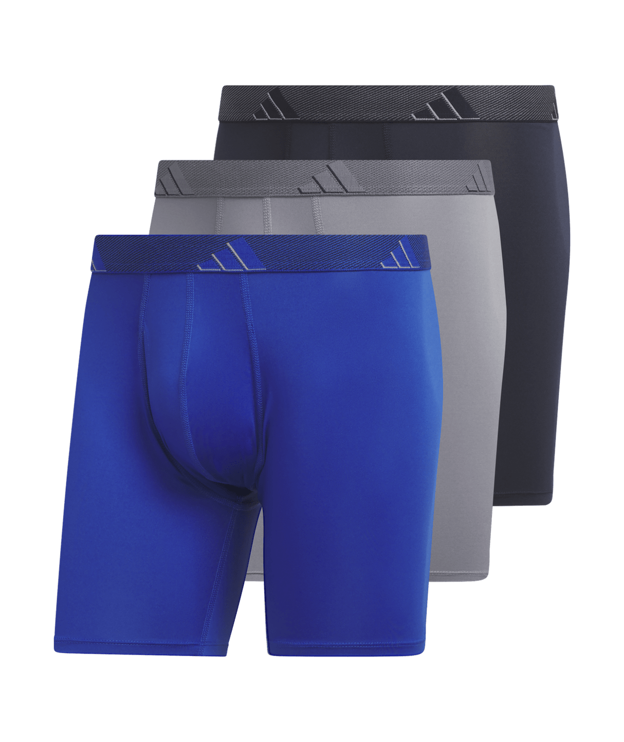 adidas Men's Microfiber 3-Pack Boxer Brief Mens Apparel Underwear