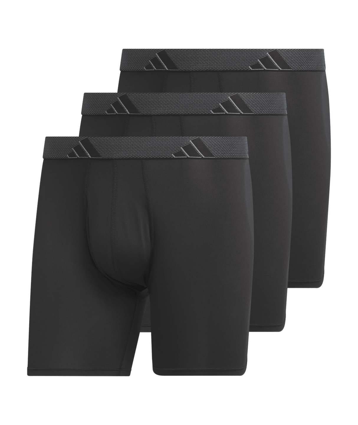 adidas Men's Microfiber 3-Pack Boxer Brief Mens Apparel Underwear