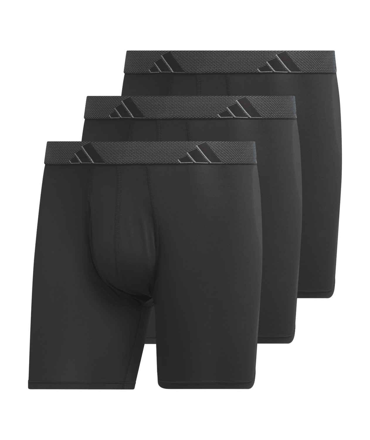 adidas Men's Microfiber 3-Pack Boxer Brief Mens Apparel Underwear