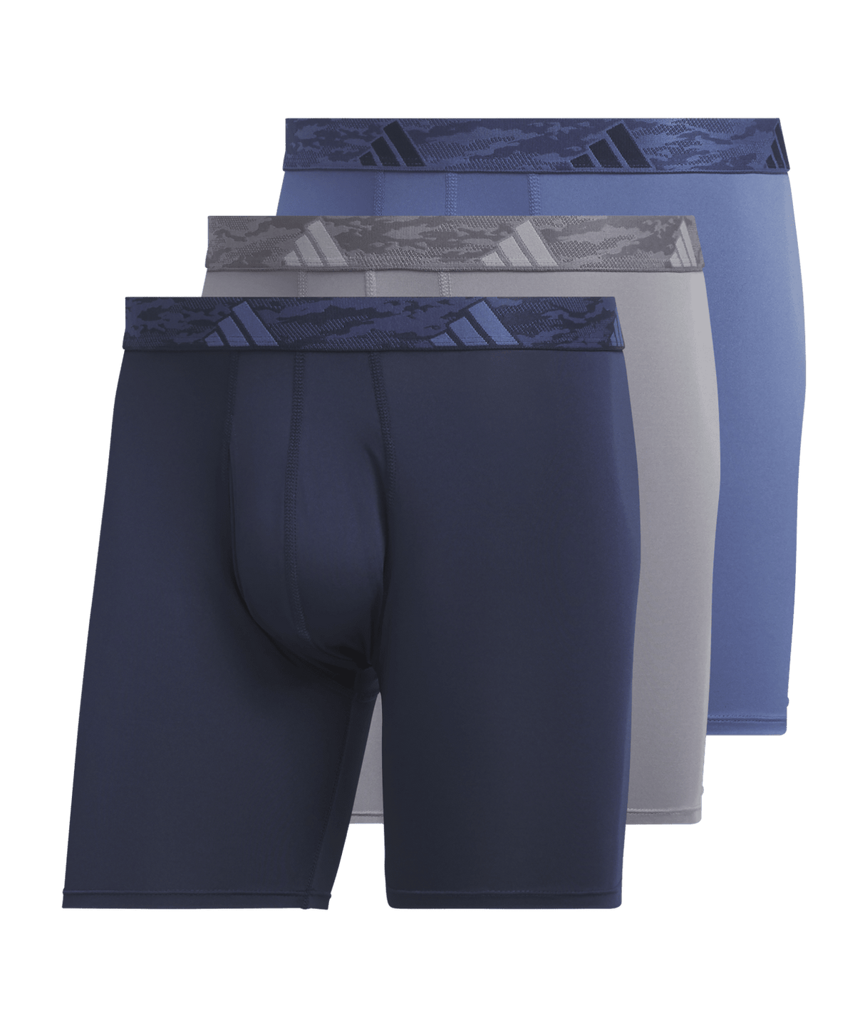 adidas Men's Microfiber 3-Pack Boxer Brief Mens Apparel Underwear