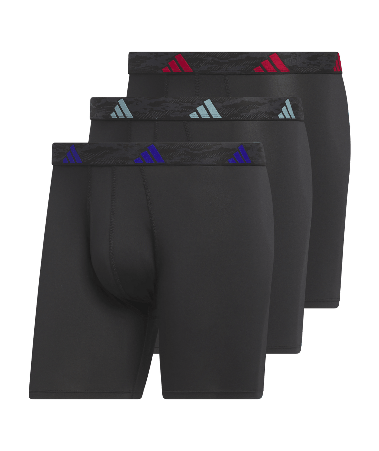adidas Men's Microfiber 3-Pack Boxer Brief Mens Apparel Underwear