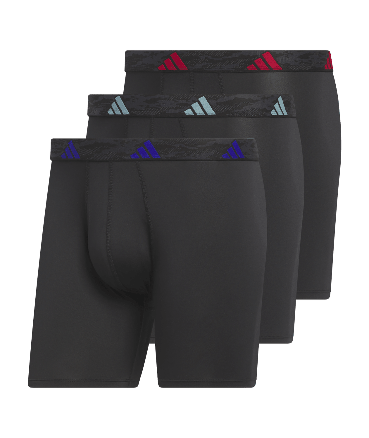 adidas Men's Microfiber 3-Pack Boxer Brief Mens Apparel Underwear