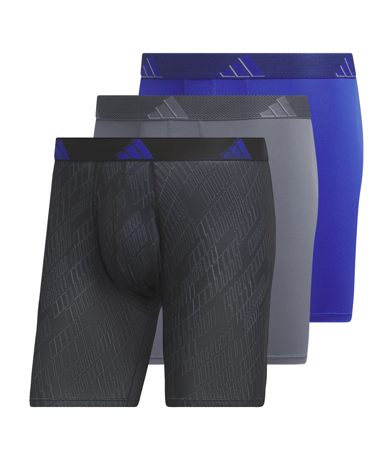 adidas Men's Microfiber 3-Pack Boxer Brief Mens Apparel Underwear