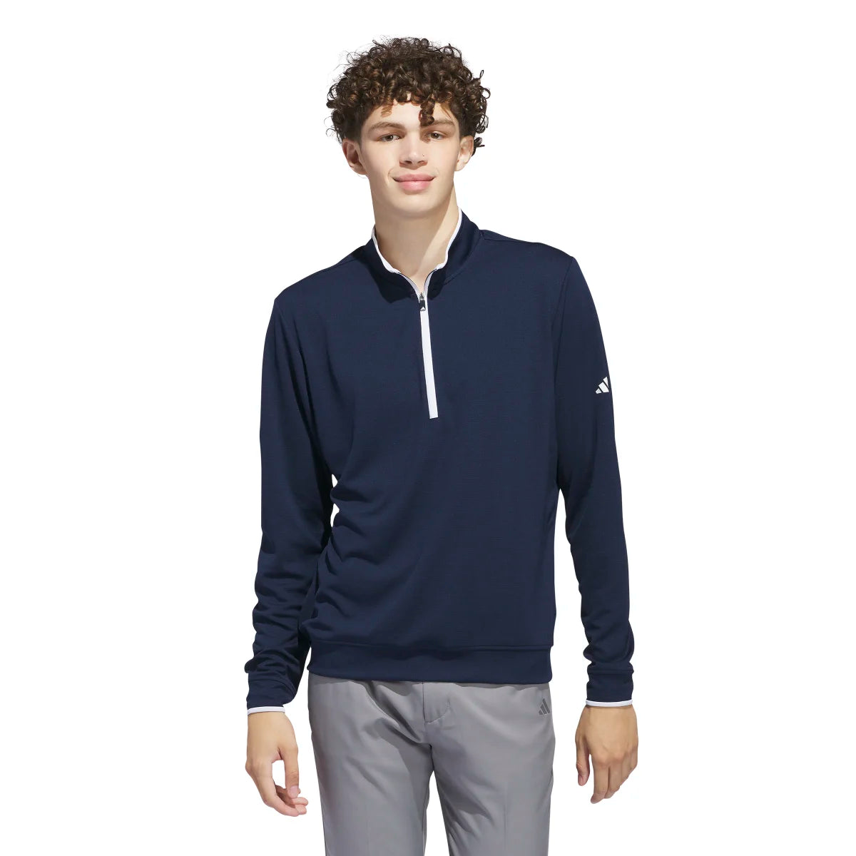 adidas Men's Lightweight Quarter-Zip Pullover Mens Apparel Sweatshirts & Fleece