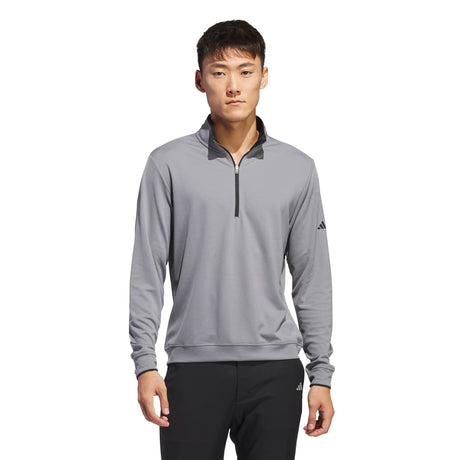 adidas Men's Lightweight Quarter-Zip Pullover Mens Apparel Sweatshirts & Fleece