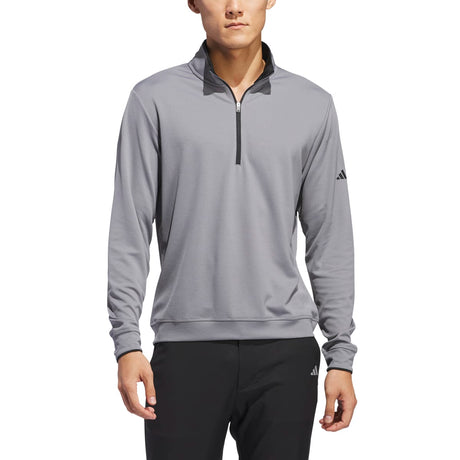 adidas Men's Lightweight Quarter-Zip Pullover Mens Apparel Sweatshirts & Fleece