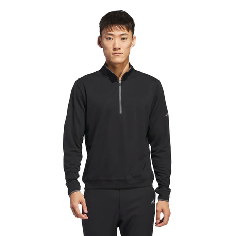 adidas Men's Lightweight Quarter-Zip Pullover Mens Apparel Sweatshirts & Fleece