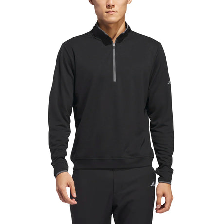 adidas Men's Lightweight Quarter-Zip Pullover Mens Apparel Sweatshirts & Fleece