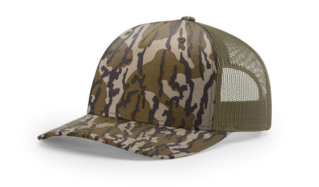 Richardson Camo Printed 112 Five Panel Trucker Hat Unisex Accessories Hats & Caps