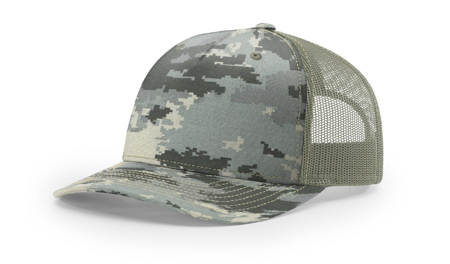 Richardson Camo Printed 112 Five Panel Trucker Hat Unisex Accessories Hats & Caps