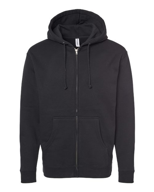 Independent Trading Co. Men's Heavyweight Full-Zip Hooded Sweatshirt Mens Apparel Sweatshirts & Fleece