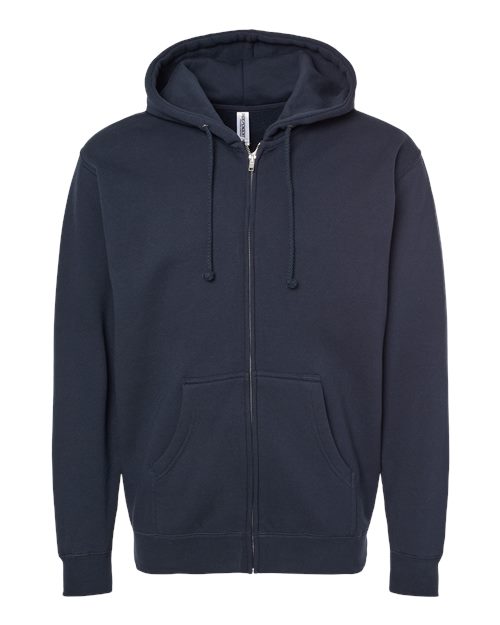Independent Trading Co. Men's Heavyweight Full-Zip Hooded Sweatshirt Mens Apparel Sweatshirts & Fleece