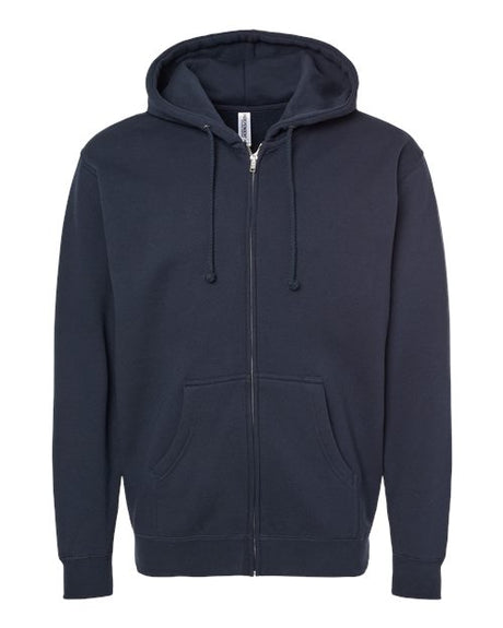 Independent Trading Co. Men's Heavyweight Full-Zip Hooded Sweatshirt Mens Apparel Sweatshirts & Fleece