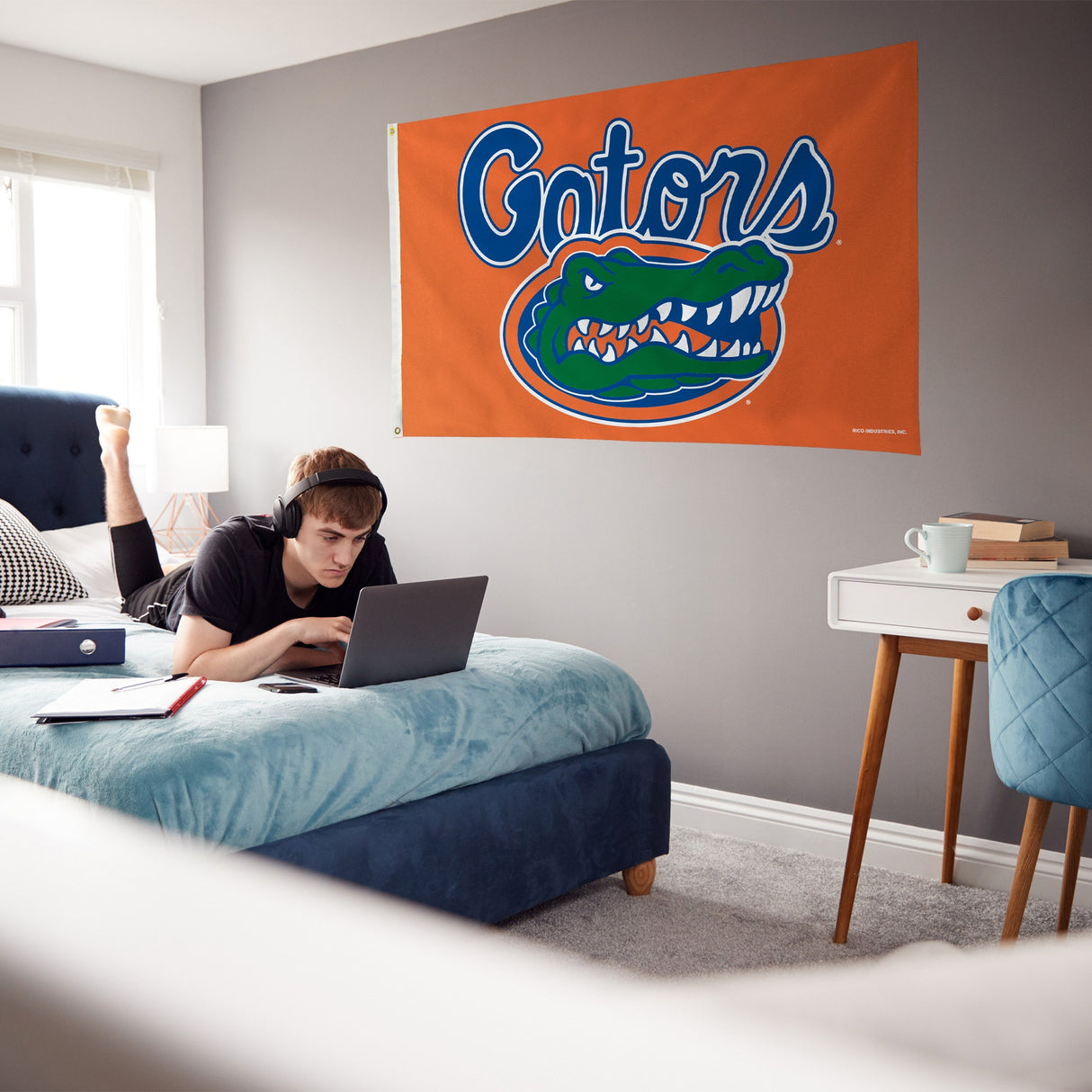 Rico Industries NCAA Florida Gators Orange 3' x 5' Banner Flag-3