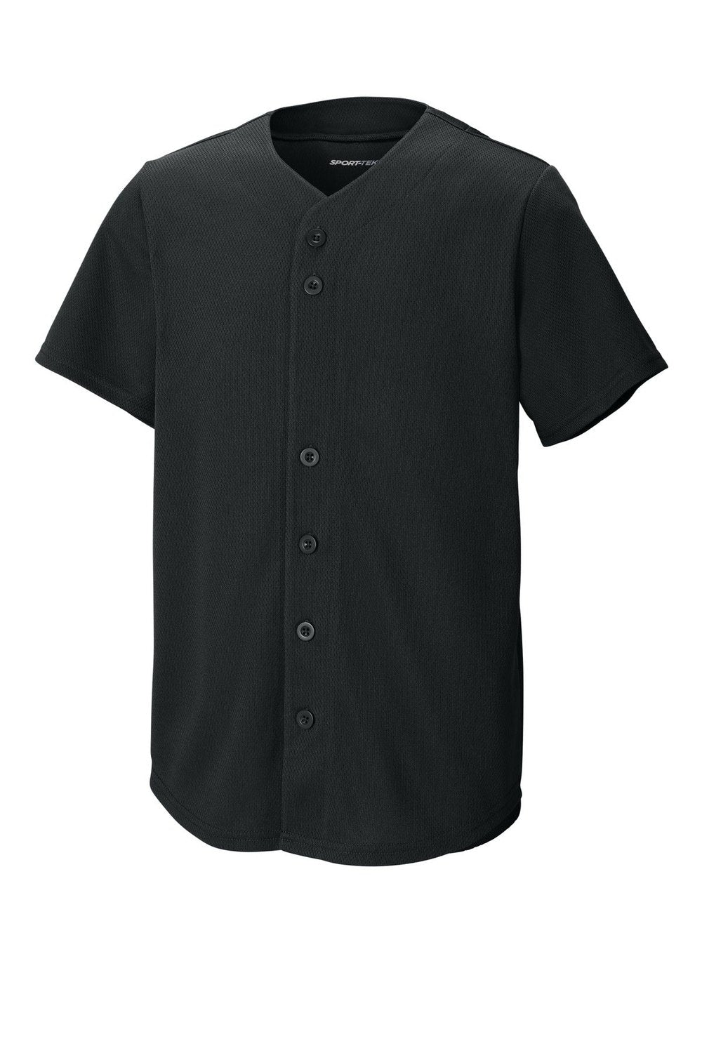 Sport-Tek Youth PosiCharge Tough Mesh Full-Button Jersey YST220 Youth Apparel Shirts & Tops