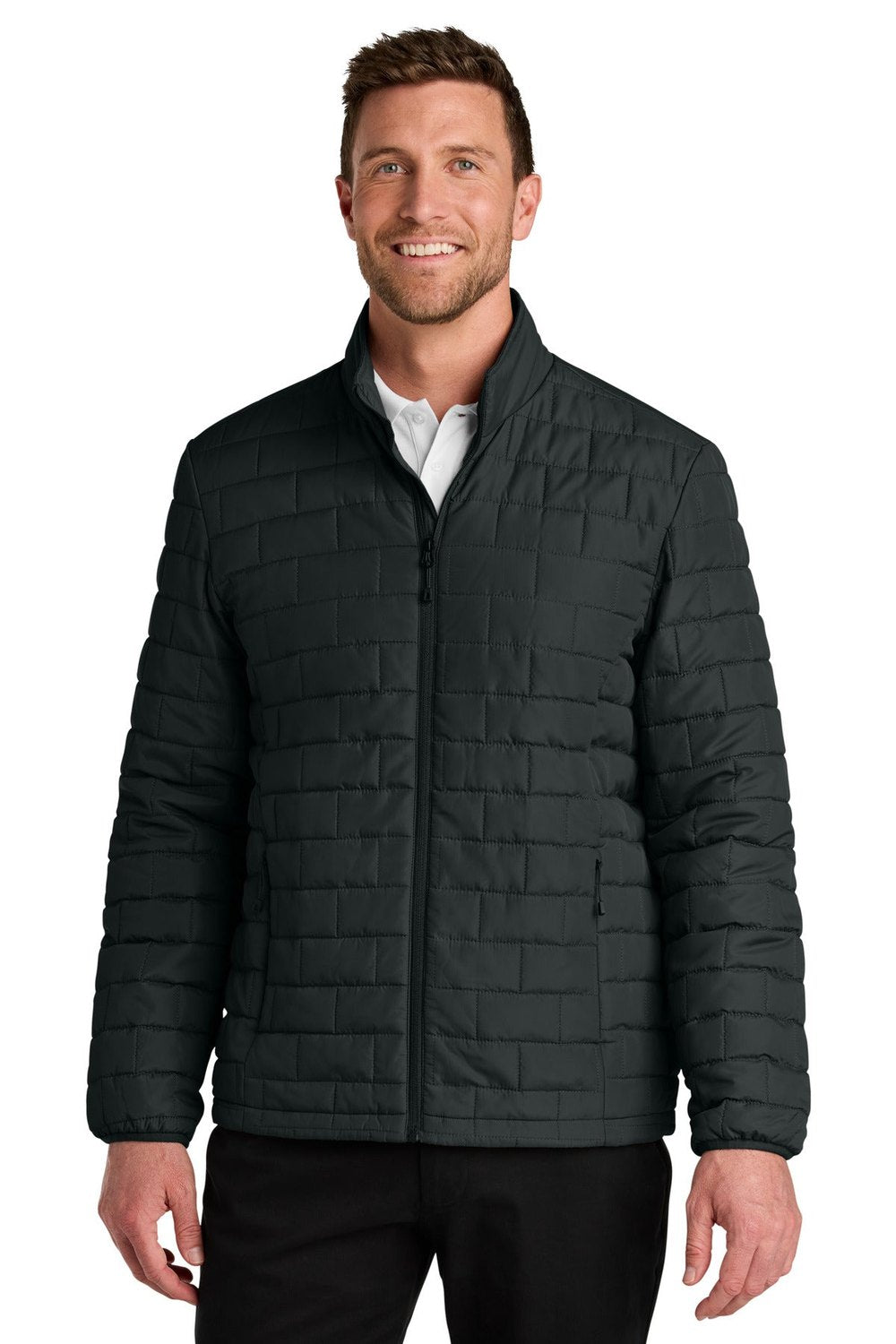 Port Authority Men's C-FREE Brick Pattern Jacket J854 Mens Apparel Jackets & Vests