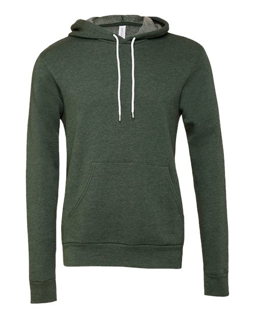 BELLA + CANVAS Unisex Sponge Fleece Pullover Hoodie BC3719 Mens Apparel Sweatshirts & Fleece