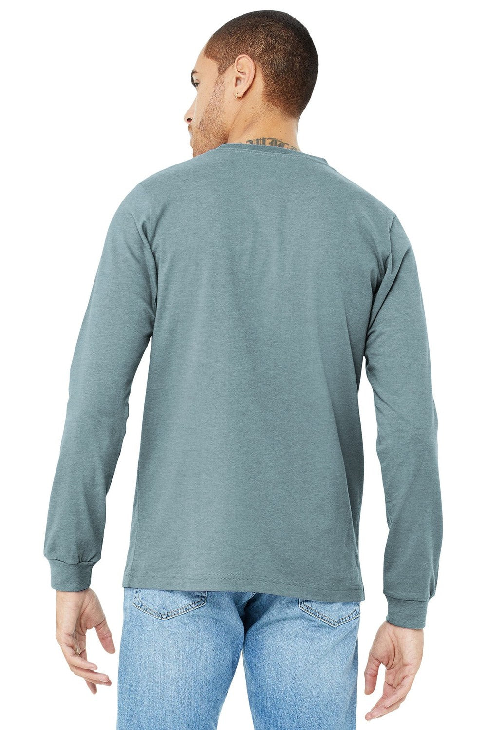 BELLA + CANVAS Men's Jersey Long Sleeve Tee - Plus Mens Apparel Shirts & Tops