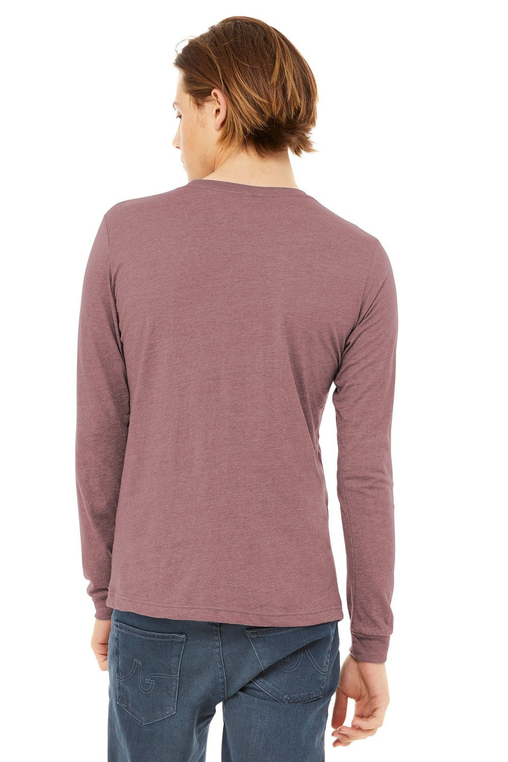 BELLA + CANVAS Men's Jersey Long Sleeve Tee - Plus Mens Apparel Shirts & Tops