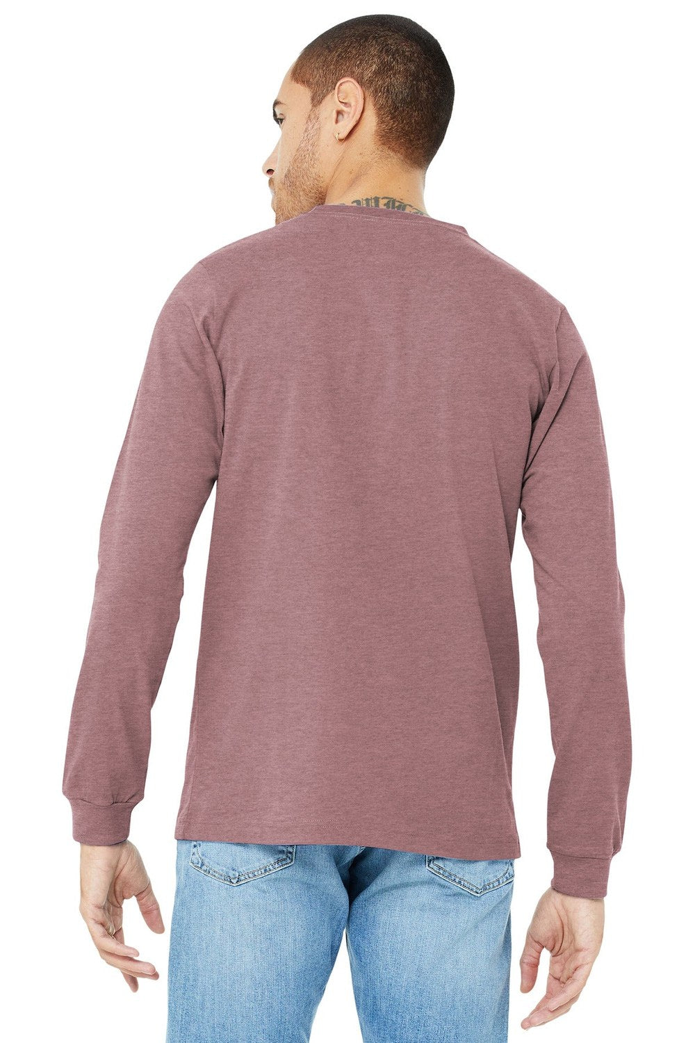 BELLA + CANVAS Men's Jersey Long Sleeve Tee - Plus Mens Apparel Shirts & Tops