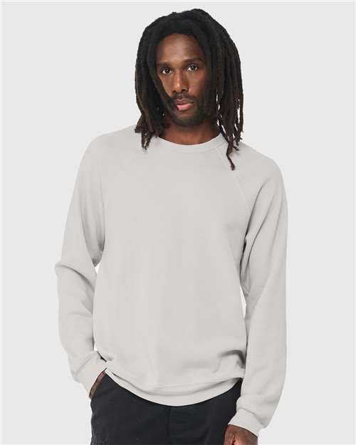 BELLA + CANVAS Unisex Sponge Fleece Raglan Sweatshirt BC3901 1/2 Mens Apparel Sweatshirts & Fleece