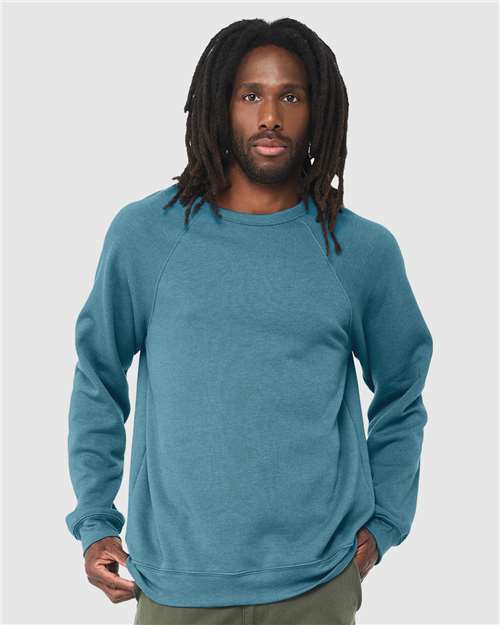 BELLA + CANVAS Unisex Sponge Fleece Raglan Sweatshirt BC3901 1/2 Mens Apparel Sweatshirts & Fleece