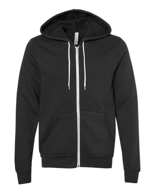 BELLA + CANVAS Men's Sponge Fleece Full-Zip Hoodie Mens Apparel Shirts & Tops