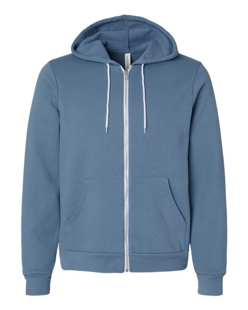 BELLA + CANVAS Unisex Sponge Fleece Full-Zip Hoodie. BC3739 Mens Apparel Sweatshirts & Fleece