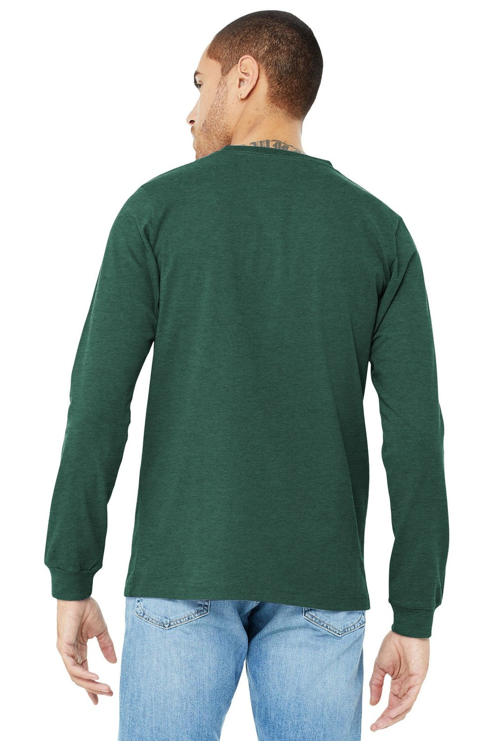 BELLA + CANVAS Men's Jersey Long Sleeve Tee - Plus Mens Apparel Shirts & Tops
