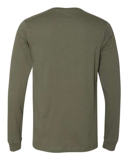 BELLA + CANVAS Men's Jersey Long Sleeve Tee - Plus Mens Apparel Shirts & Tops
