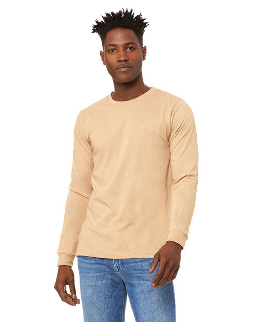 BELLA + CANVAS Men's Jersey Long Sleeve Tee - Plus Mens Apparel Shirts & Tops