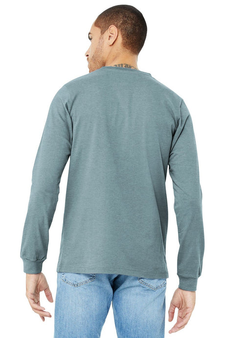 BELLA + CANVAS Men's Jersey Long Sleeve Tee Mens Apparel Shirts & Tops