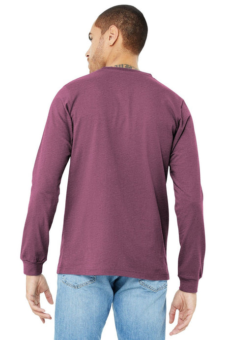 BELLA + CANVAS Men's Jersey Long Sleeve Tee Mens Apparel Shirts & Tops
